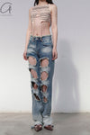 RUI Ripped Jeans RSS23WV10 Blue denim denim blue